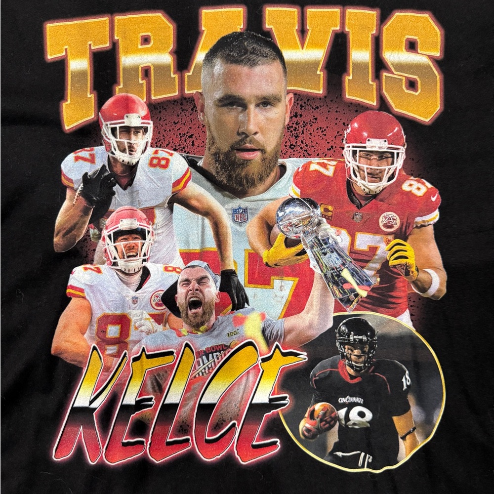 Travis Kelce Chiefs Graphic Tee Shirt